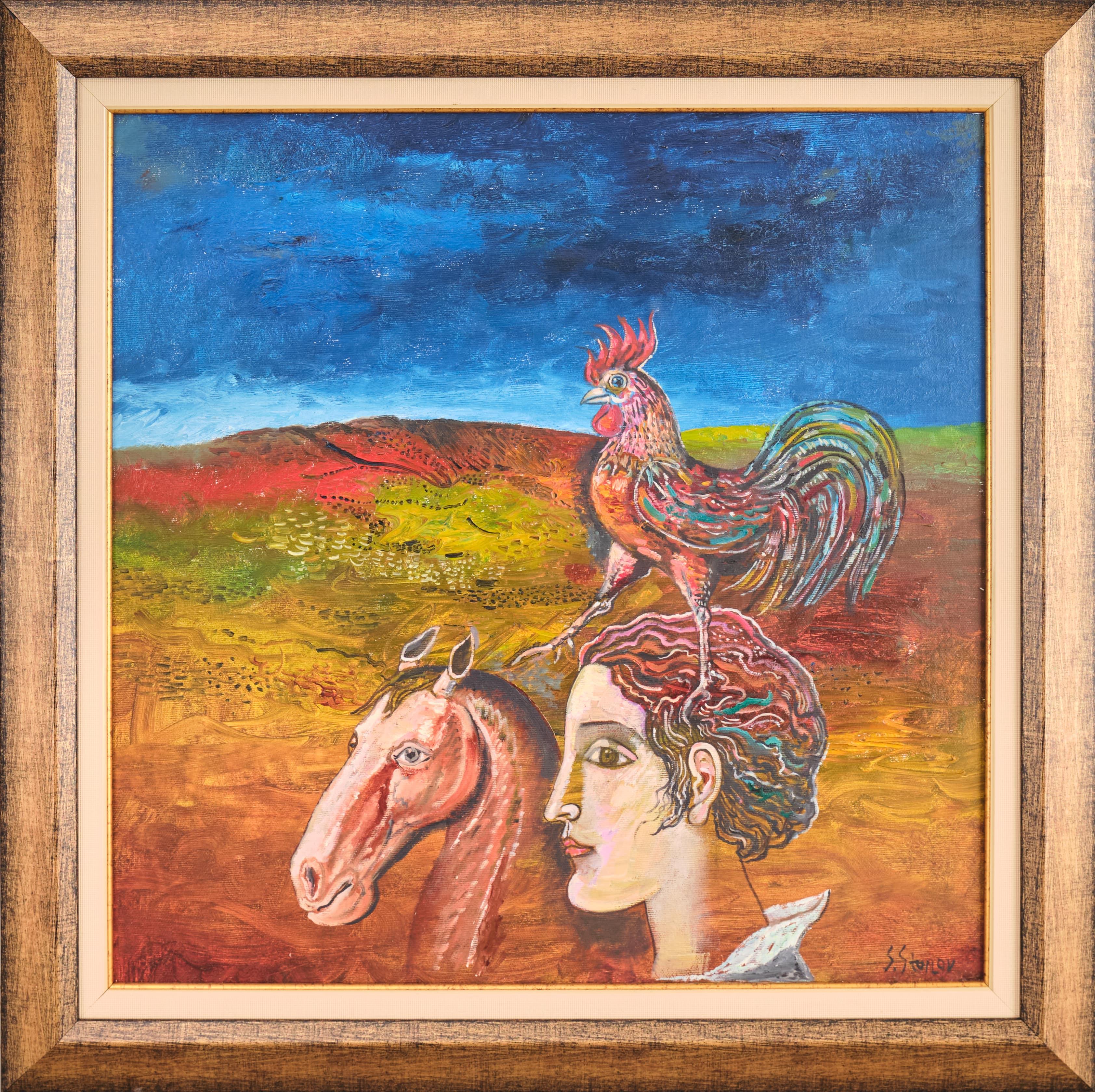 Портрет с кон и петел