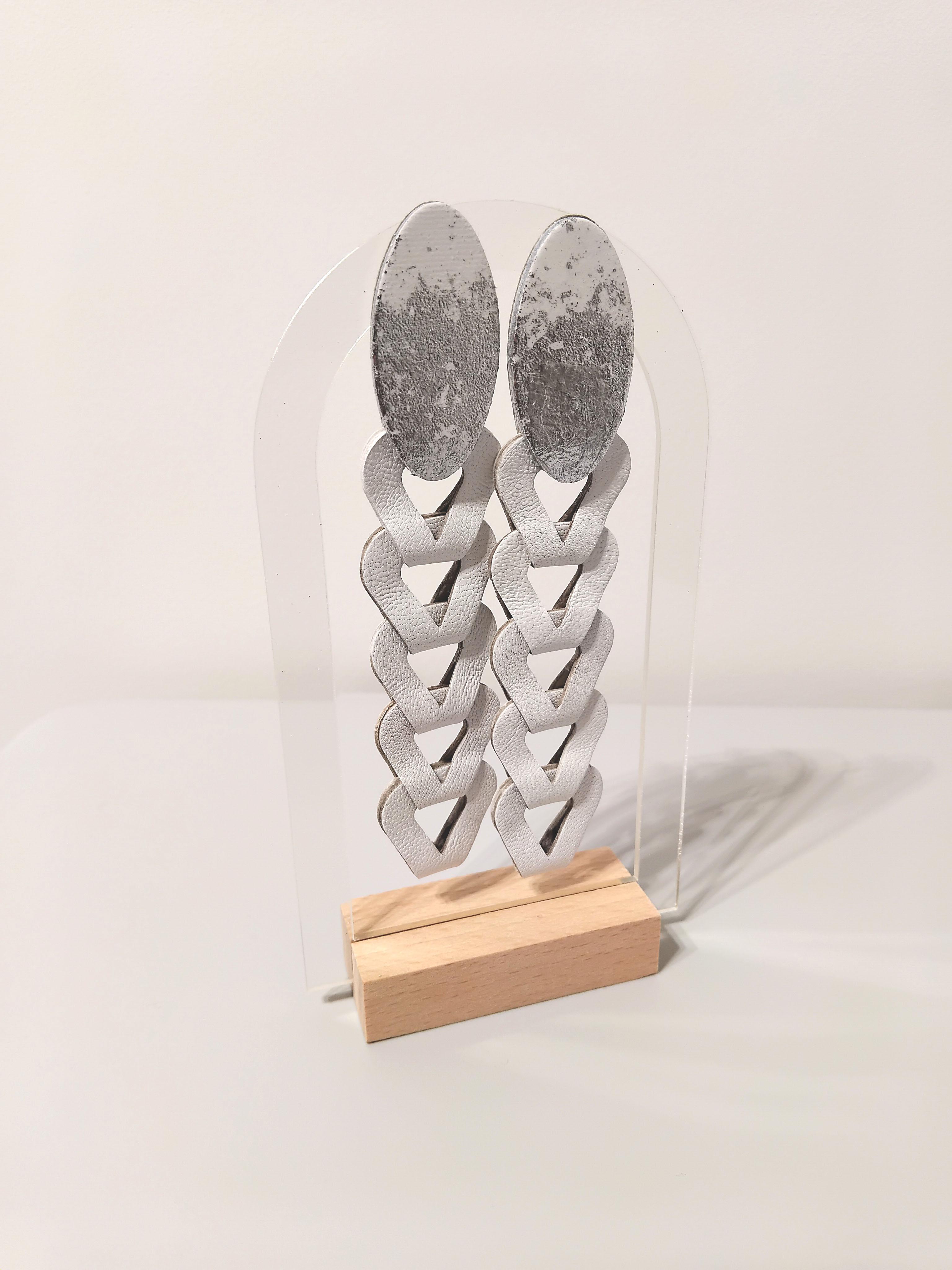 Сребрист комплект - обеци II