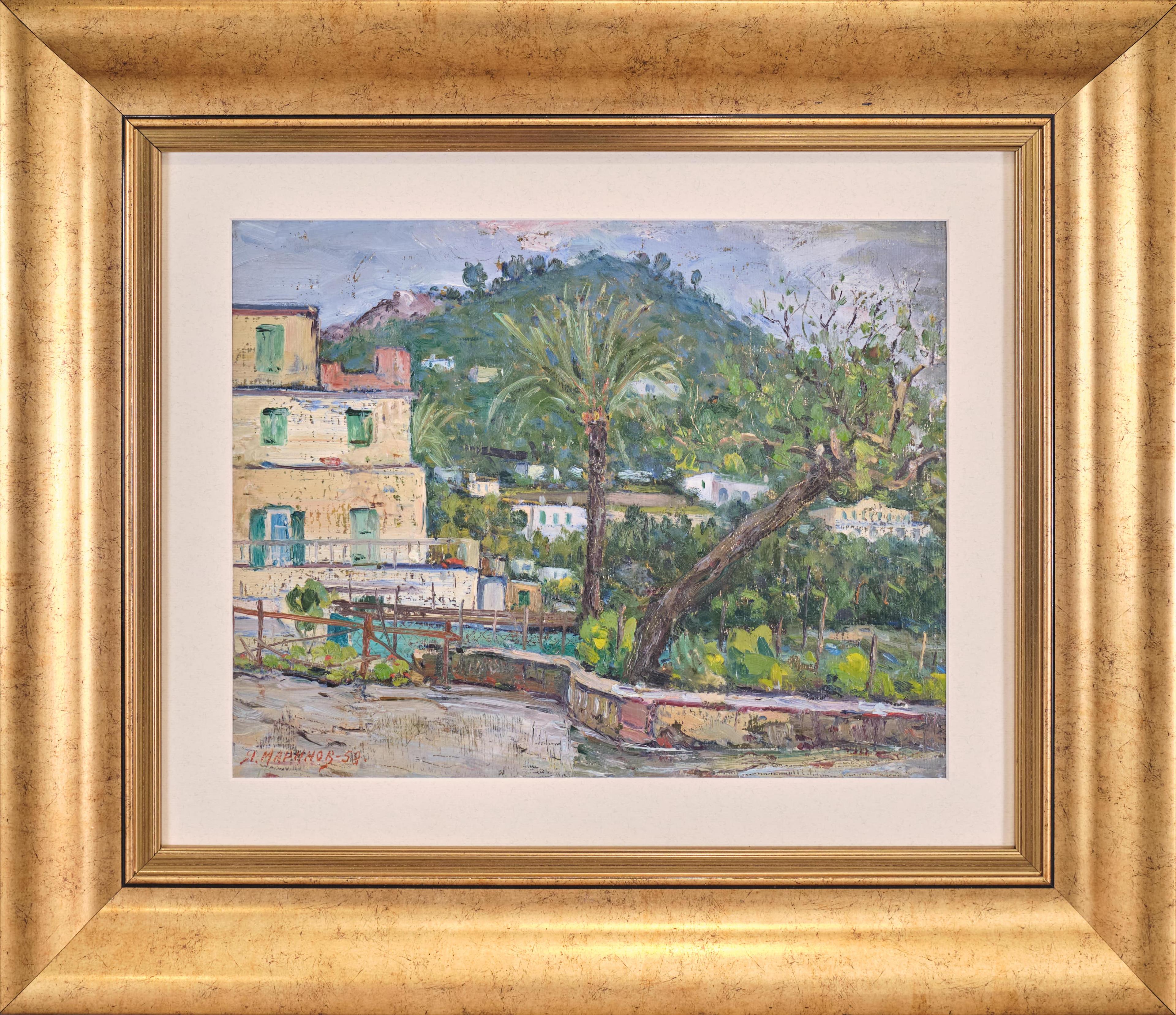 Двор в Капри, 1958