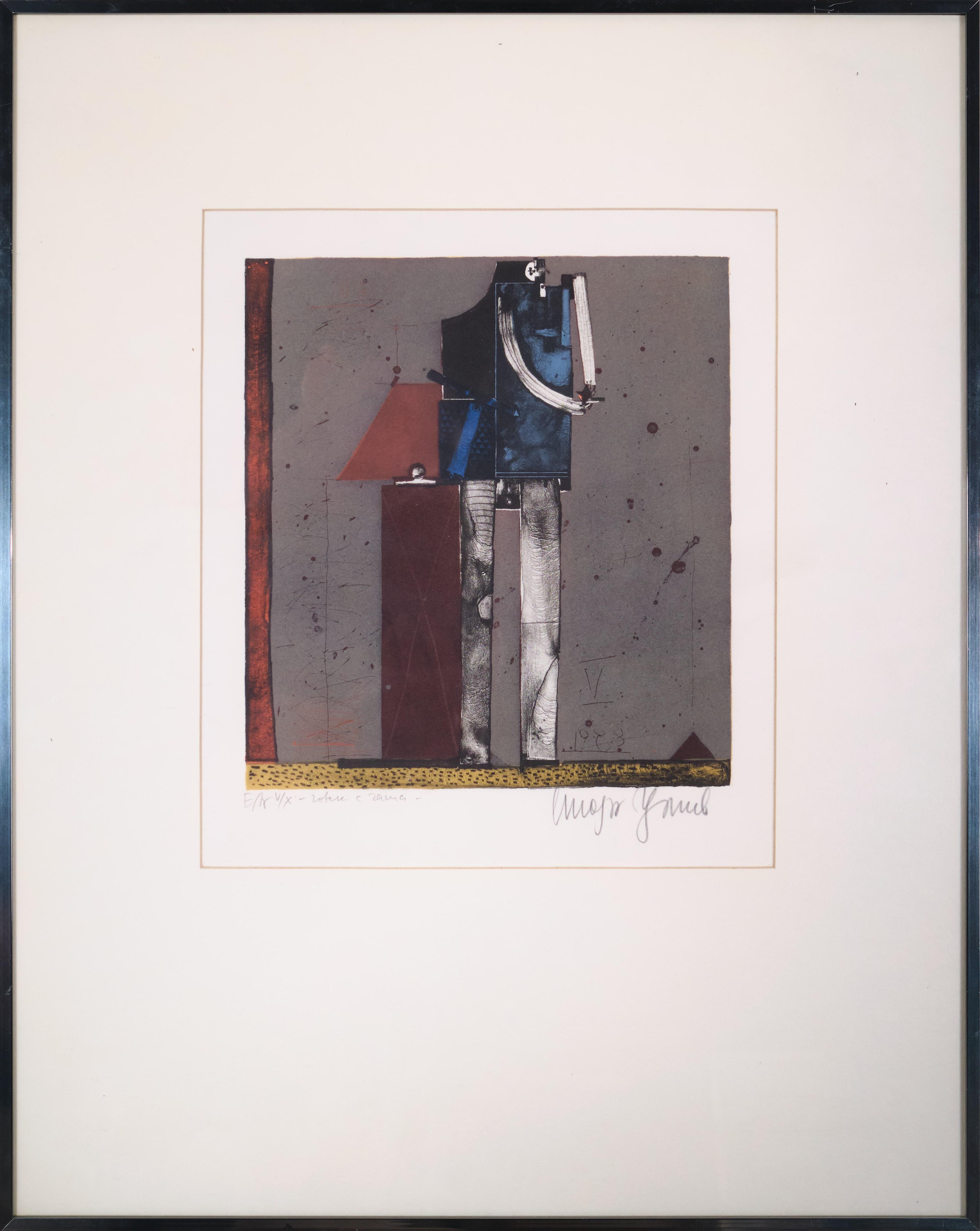 Човек с чаша