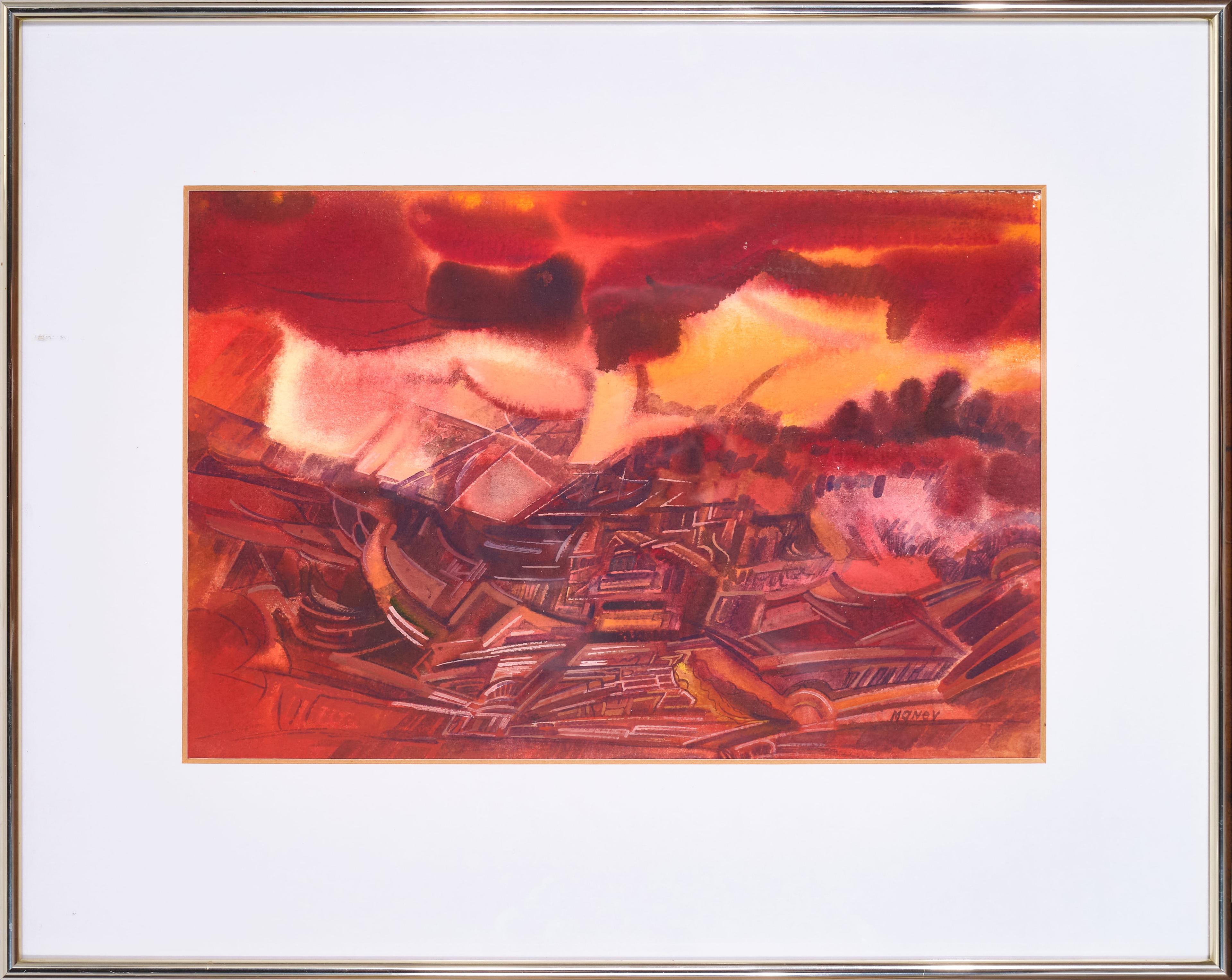 Червен залез