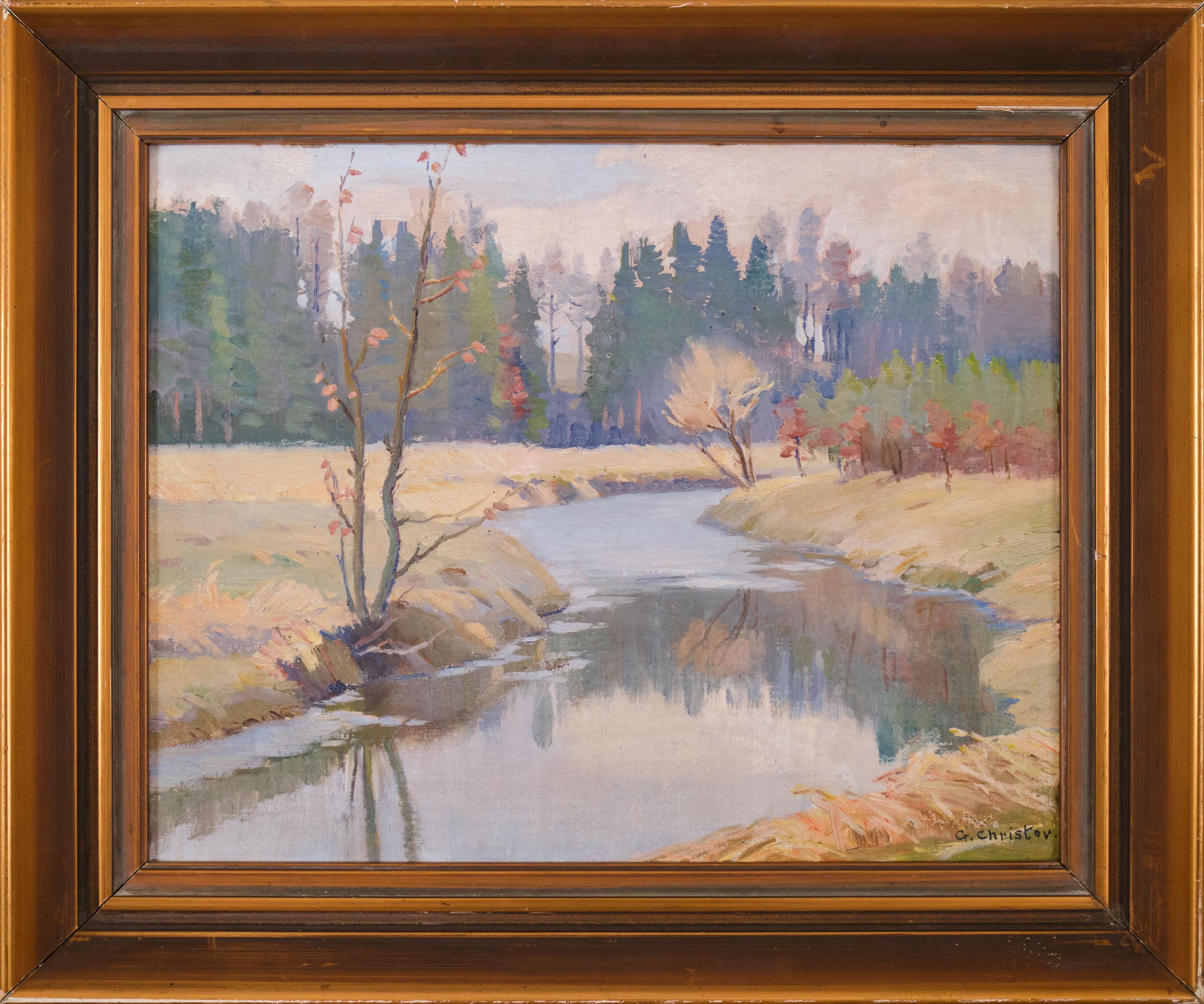 Пейзаж с река