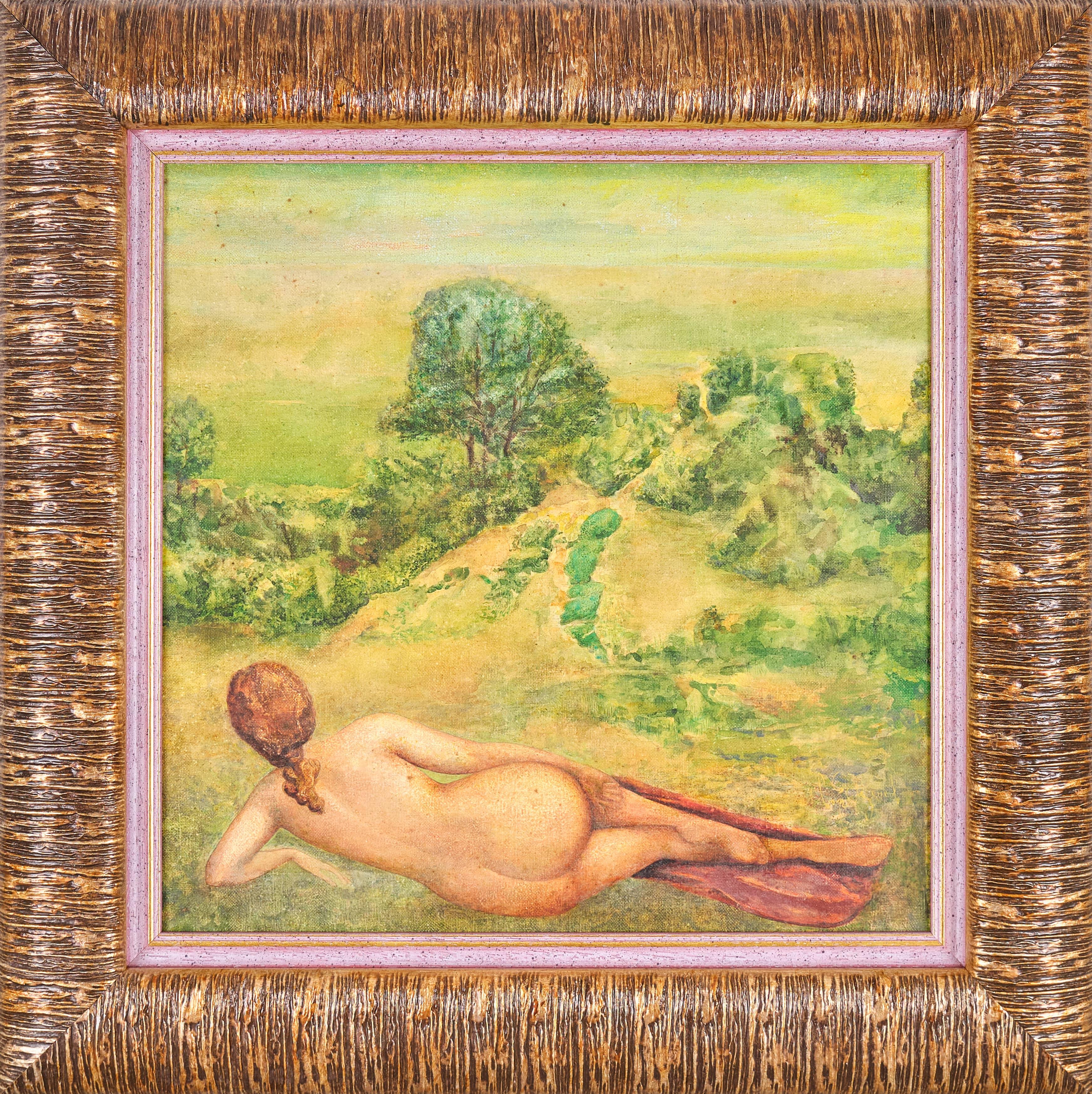 Пейзаж с фигура