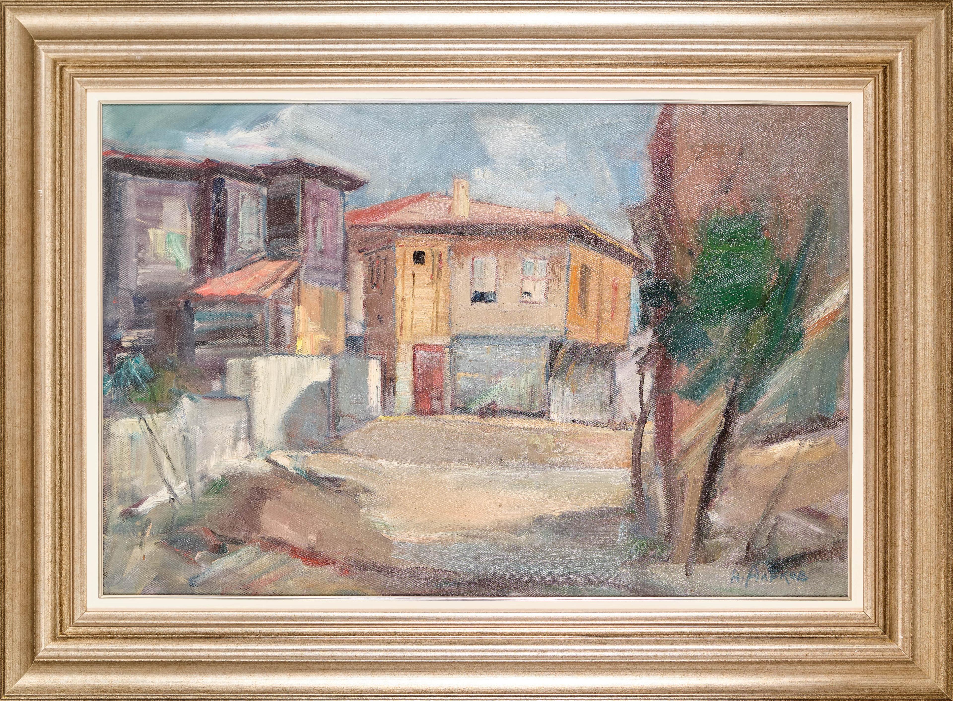 Селски пейзаж, Н. Алеков