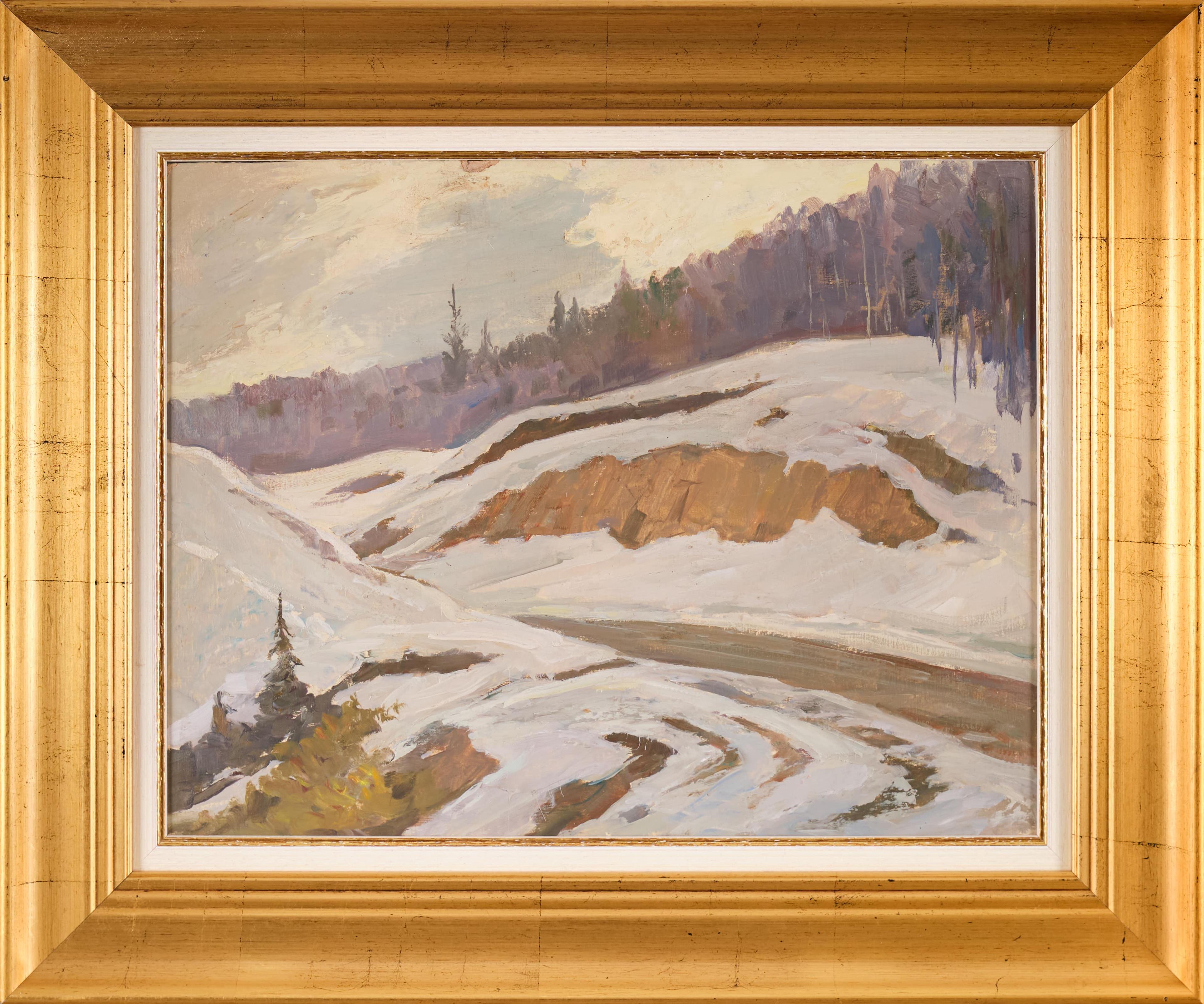 Зимен пейзаж, Д. Добрев