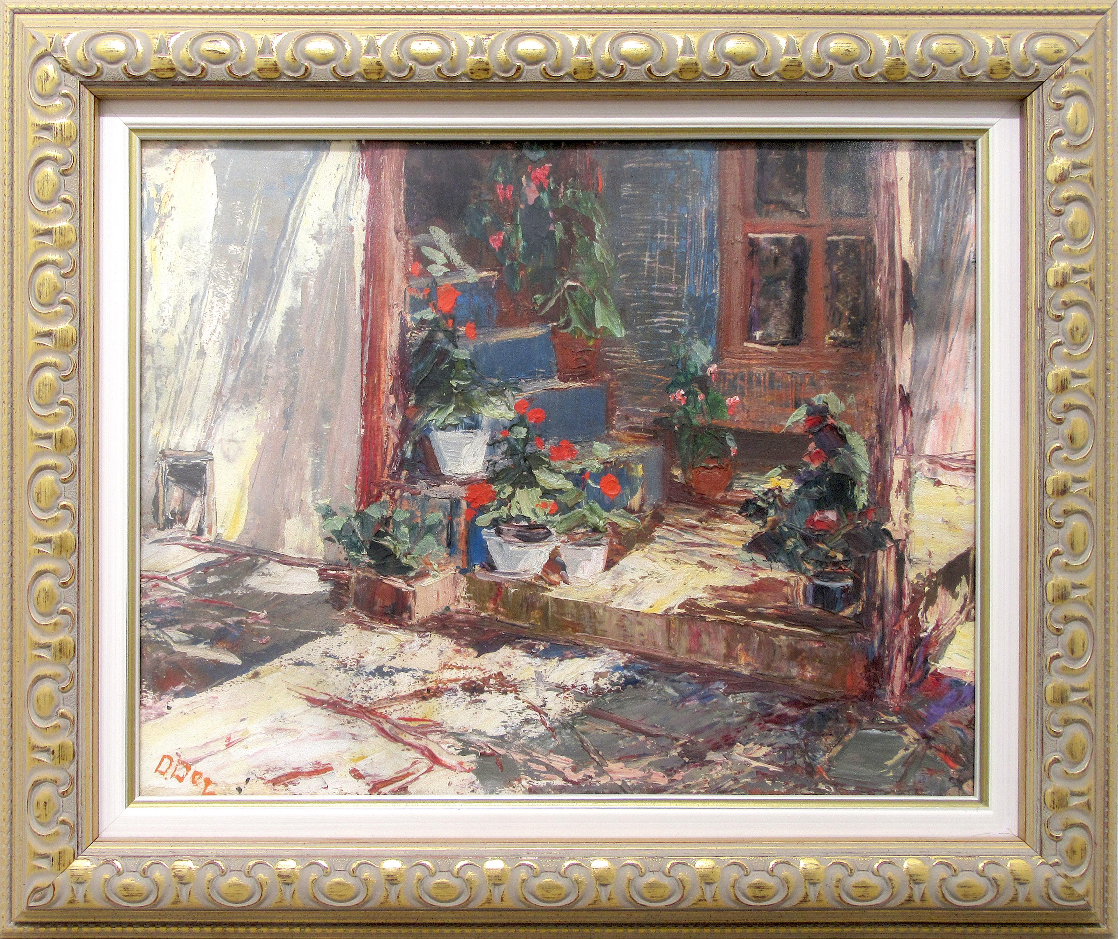 Двор с цветя, Д. Дечев