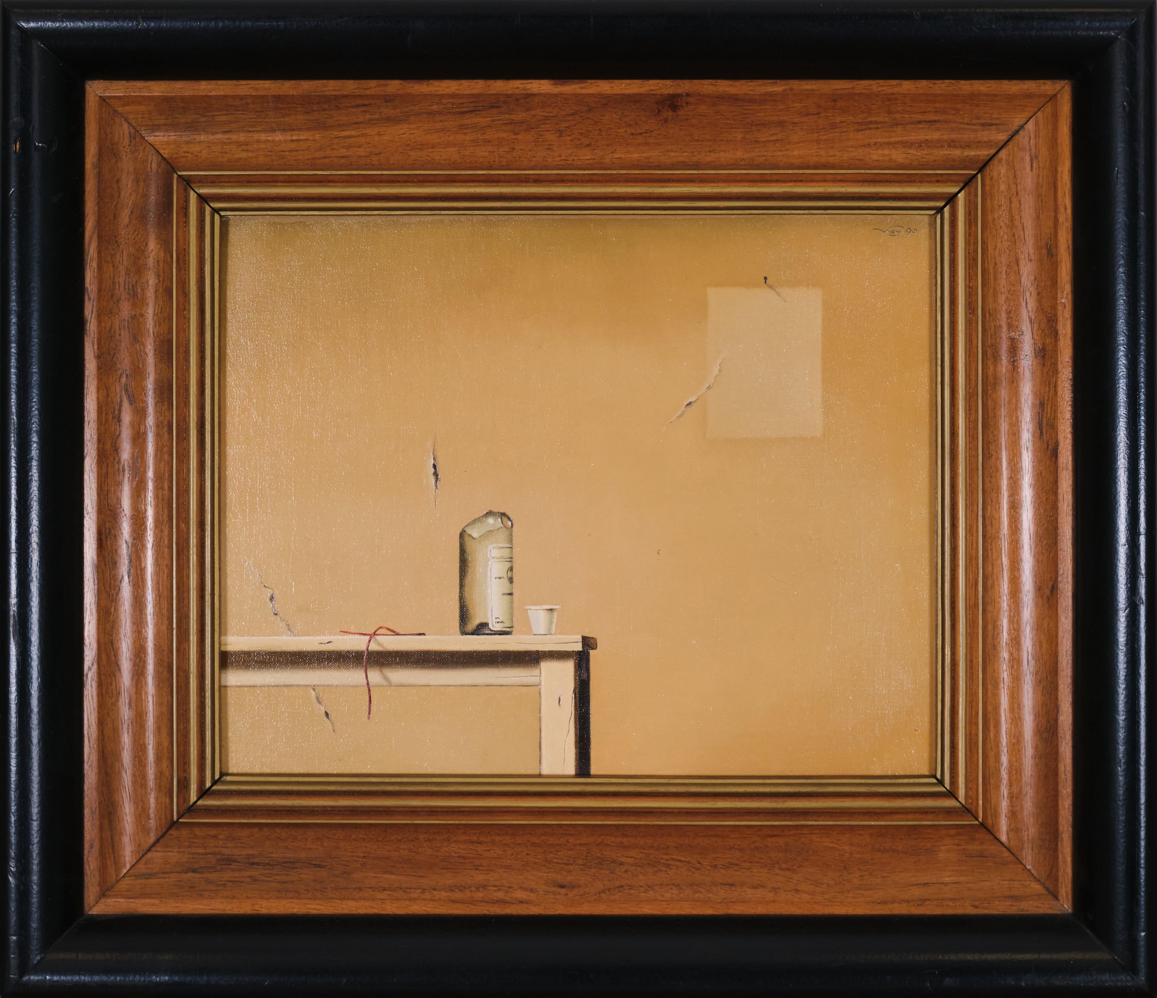 Натюрморт със счупено шише, 1990