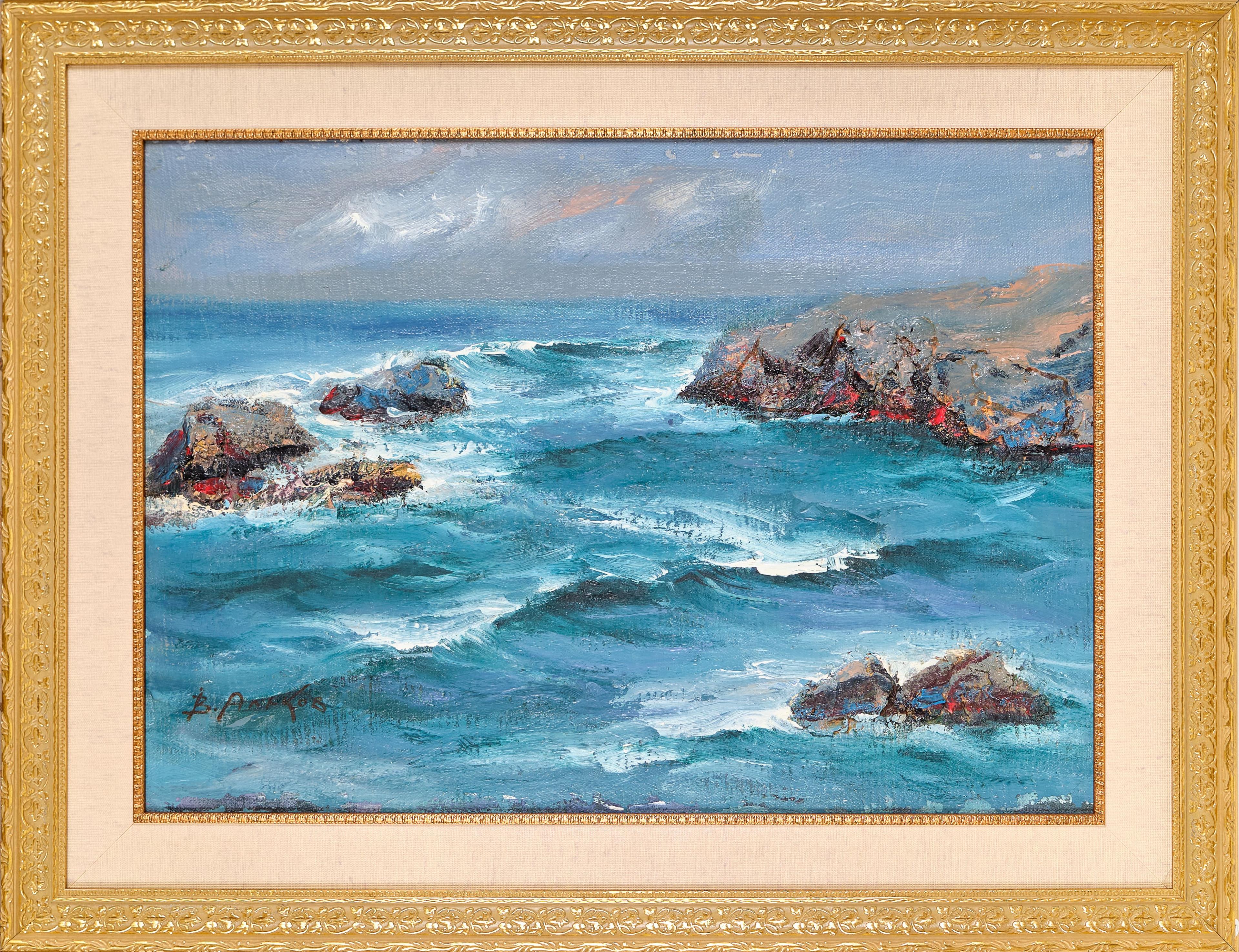 Бряг със скали